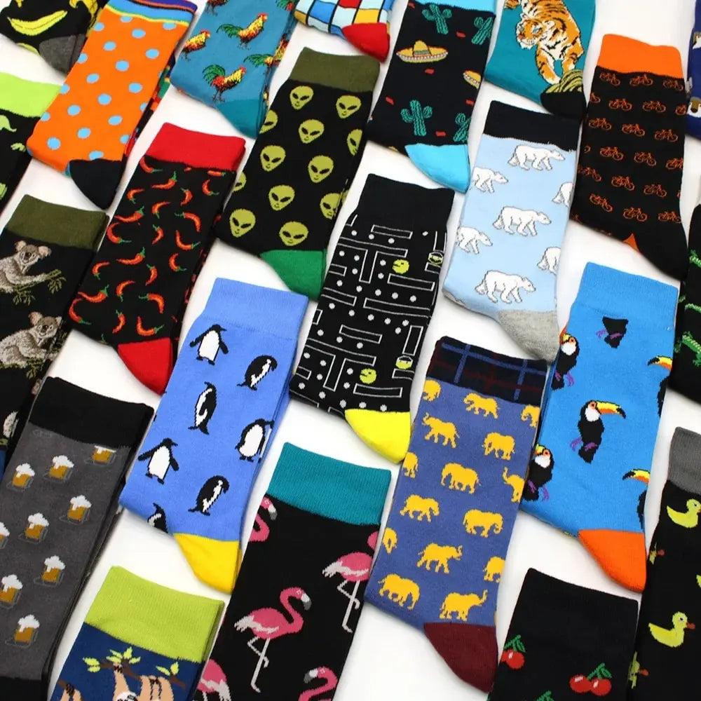 Men's Hip Hop Crew Socks