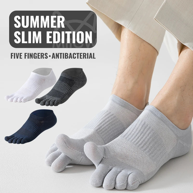 Men's Cotton Five-Toe Socks