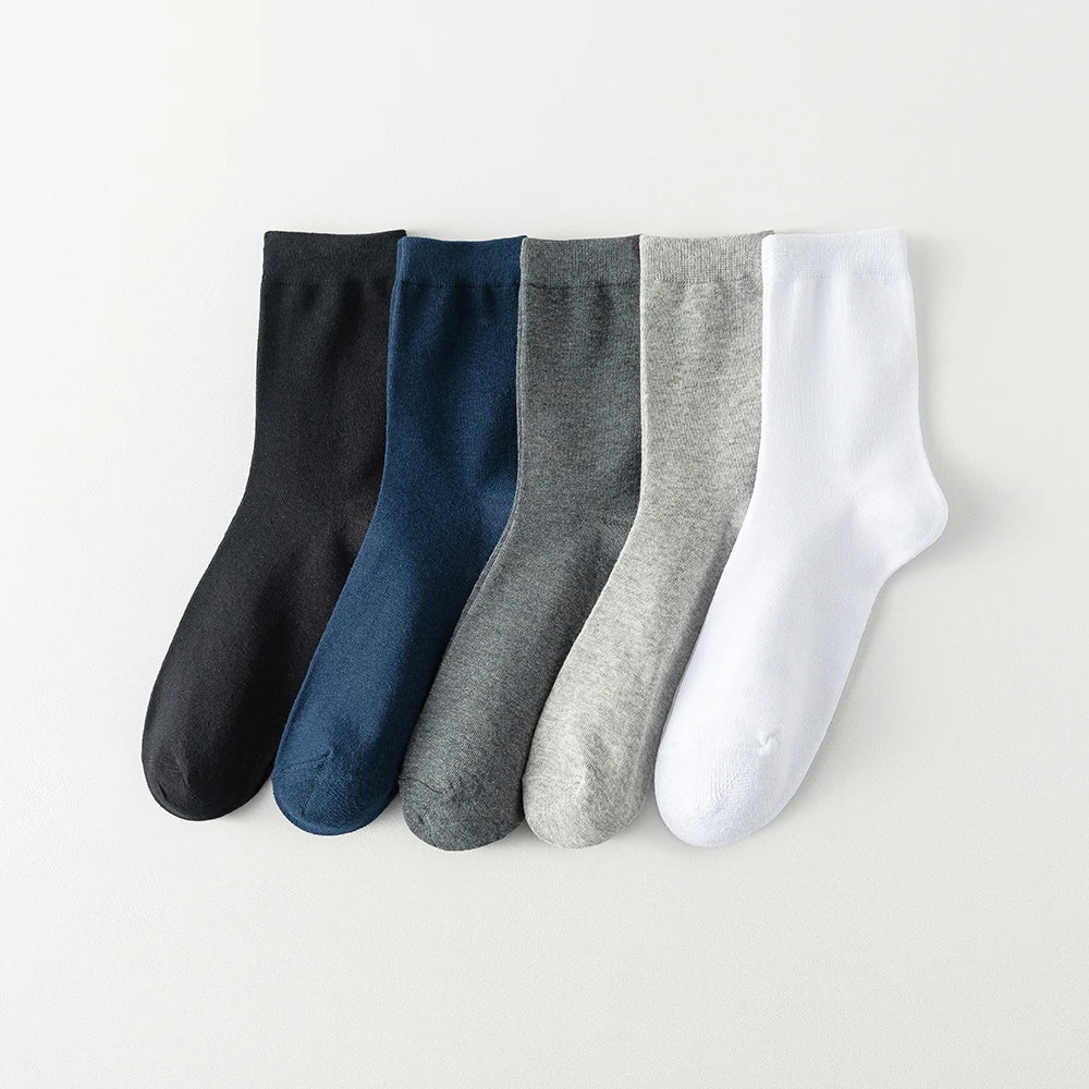 Men's Cotton Business Socks Set